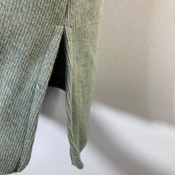 Womens FH Clothing Co Sweater Vest Soft Cotton Zip Green M Cotton Pockets Side S - Picture 6 of 9